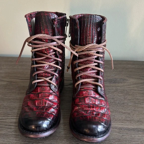 OG Freebird Red Croco Manchester - Picture 3 of 5